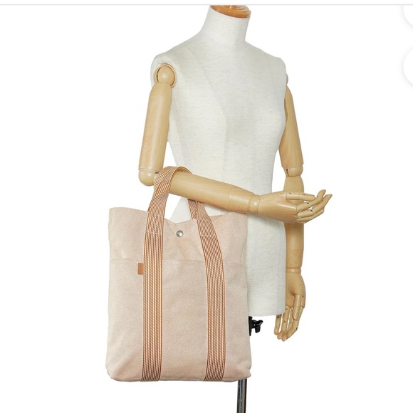 Hermes Toile Fourre Tout Cabas